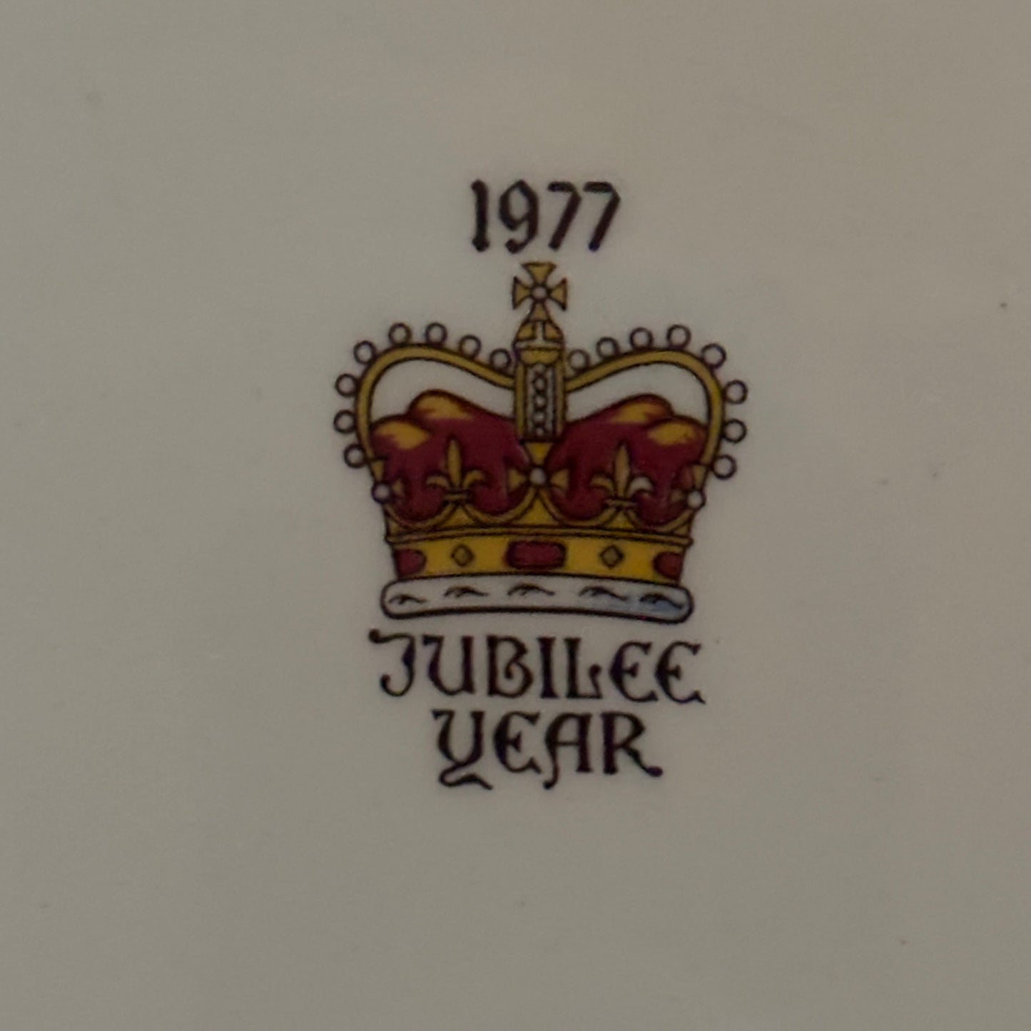 VTG 1977 Queen Elizabeth Silver Jubilee Plate - Western Germany