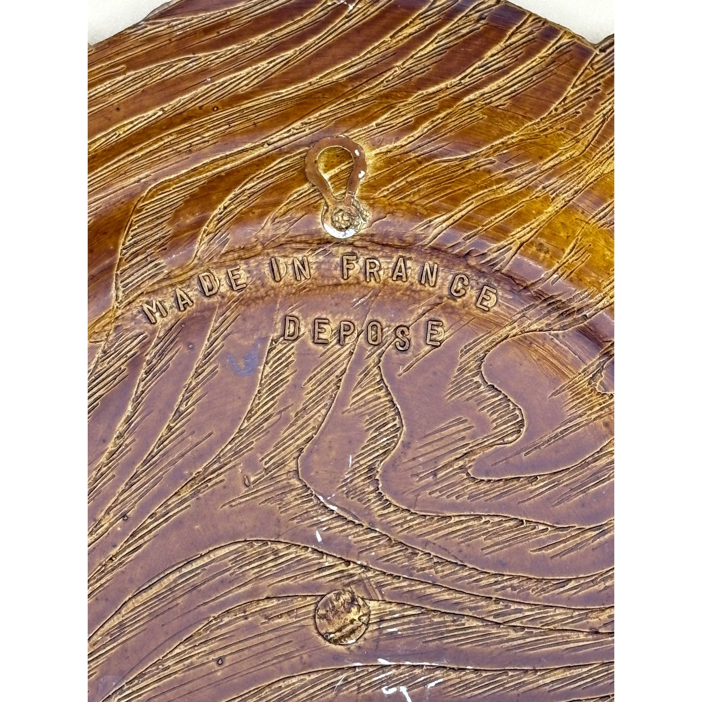 Vintage French & Belgian 3-D Wall Plaque