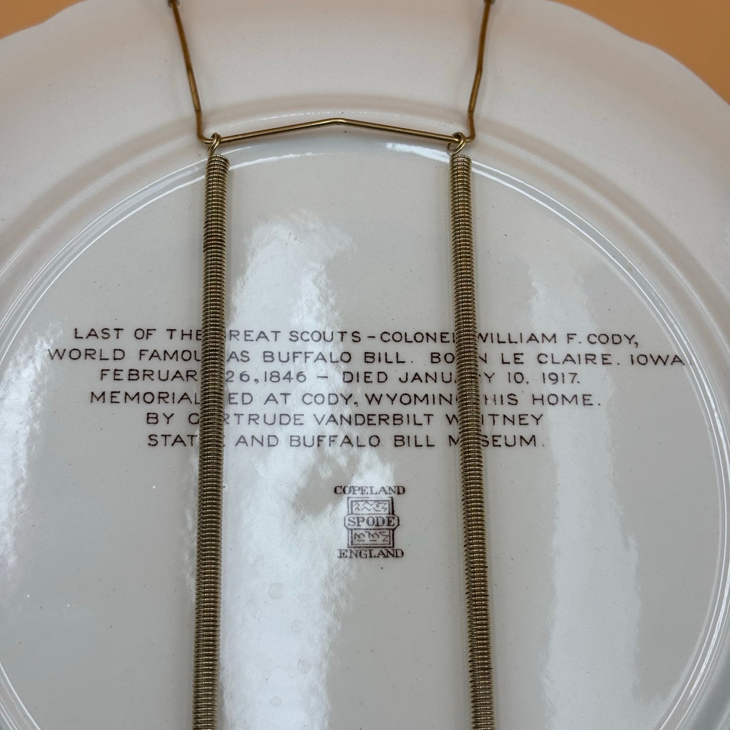 Buffalo Bill Cody Centennial Commemorative Plate – Haviland England 1846–1946