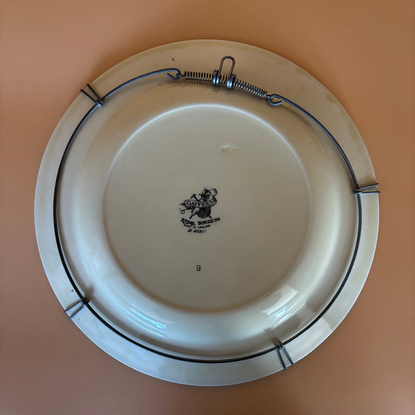 Royal Doulton D4210 “Gaffers” Plate – Signed Noke – 10.25”