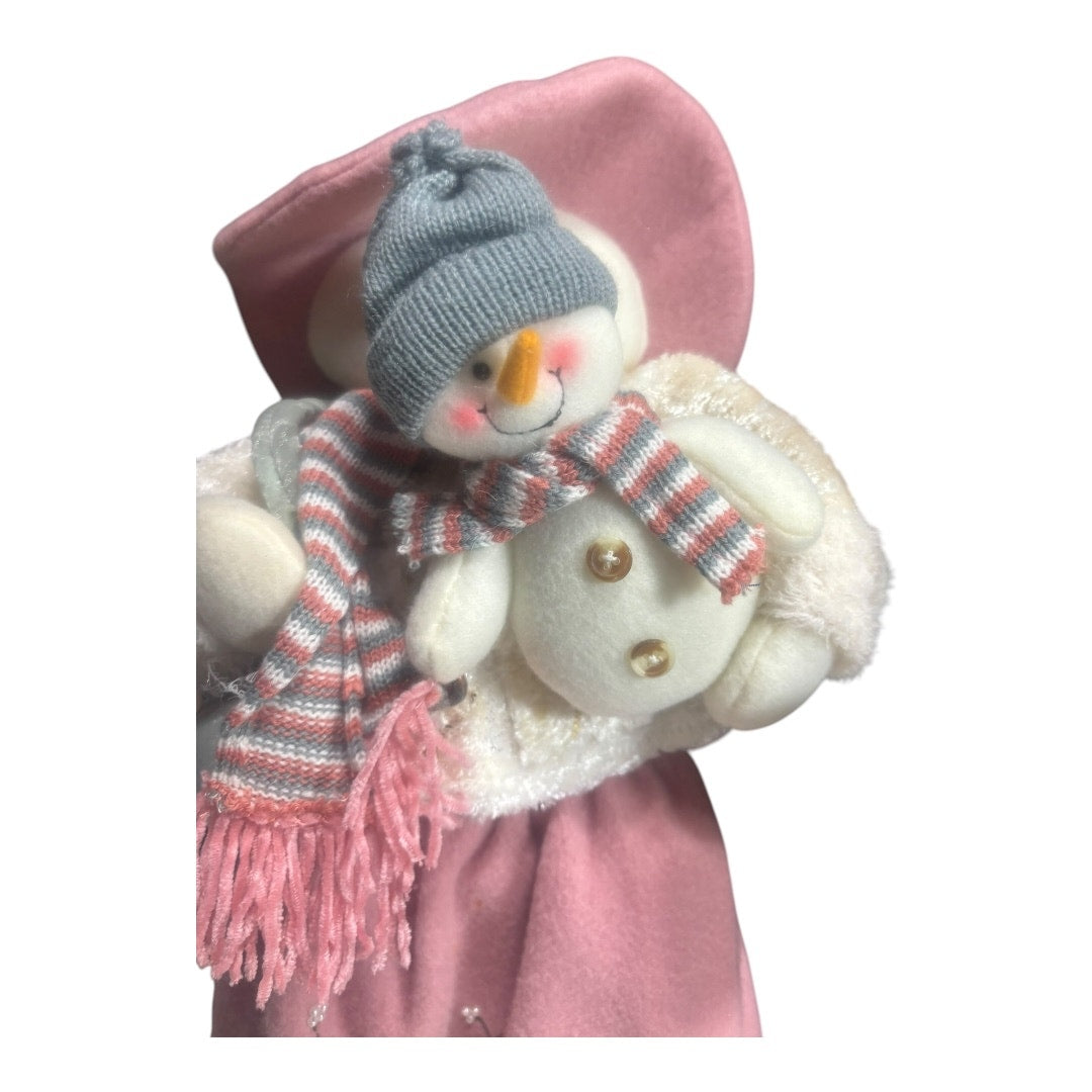 Family Snowman Set – 20-Inch Tall Fabric Christmas Decor