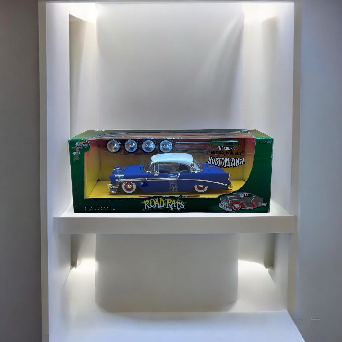 2004 Jada Toys Road Rats 1:24 Die-Cast 1955 Chevy Bel Air – Sealed