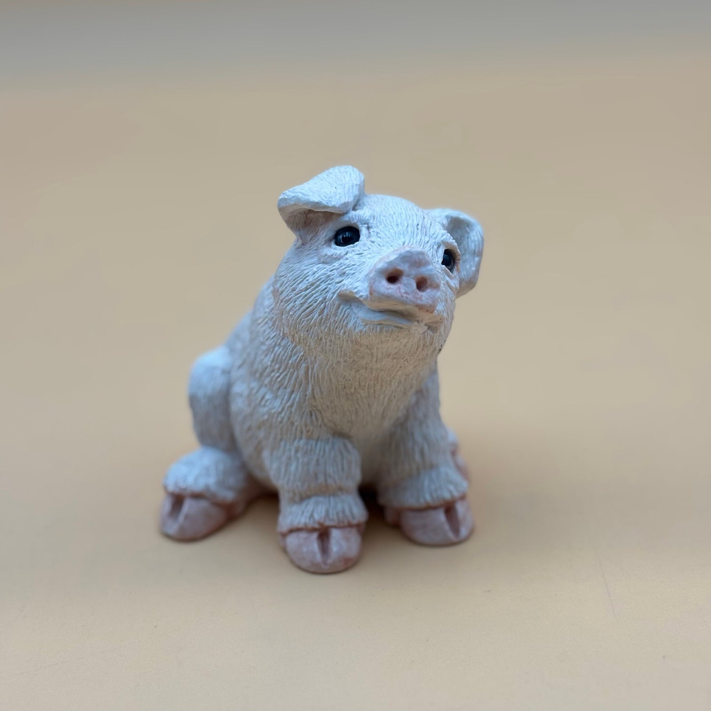 Stone Critters 1987 Pig Figurine by United Design – Made in USA