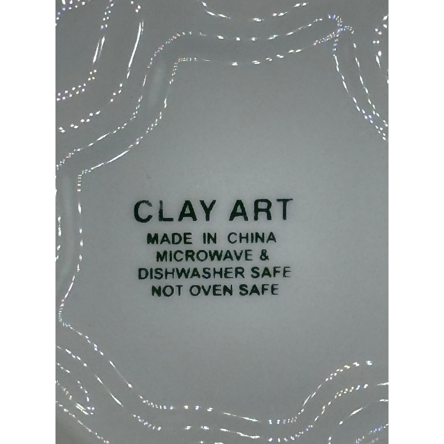 Clay Art Ceramic Artistic Star Candy Dish