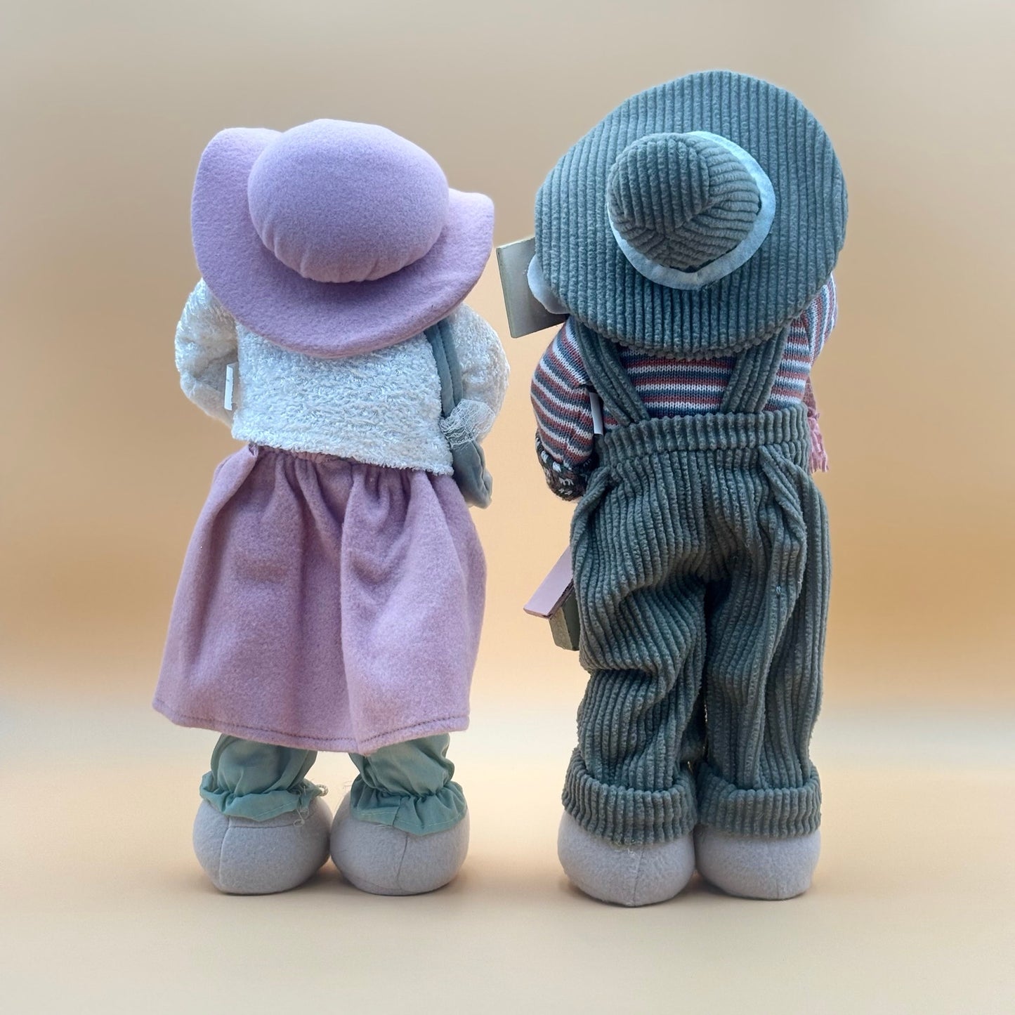 Winter Friends Snowman Couple Plush Décor – 18” Tall