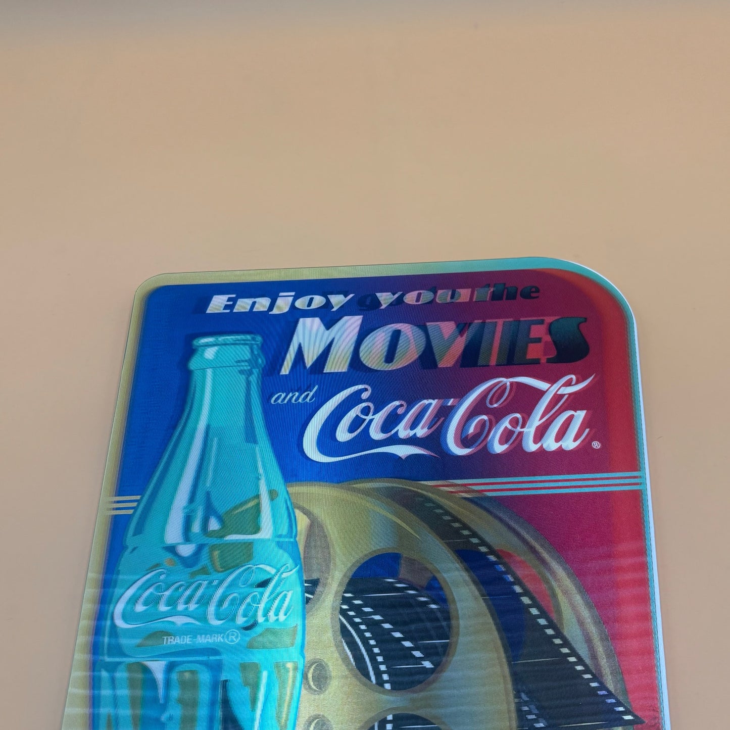 Coca-Cola Lenticular Wall Sign – “Let’s All Go to the Movies”
