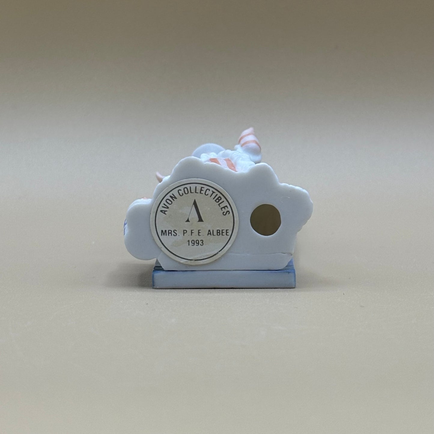 1993 Avon Mrs. Albee Victorian Lady Porcelain Figurine - 3.5"