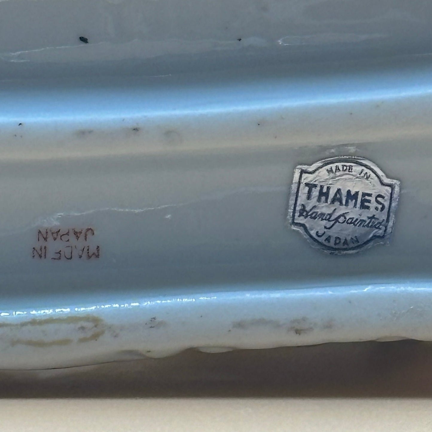 Vintage Thames Hand Painted Horse & Carriage Figurine - Made in Japan