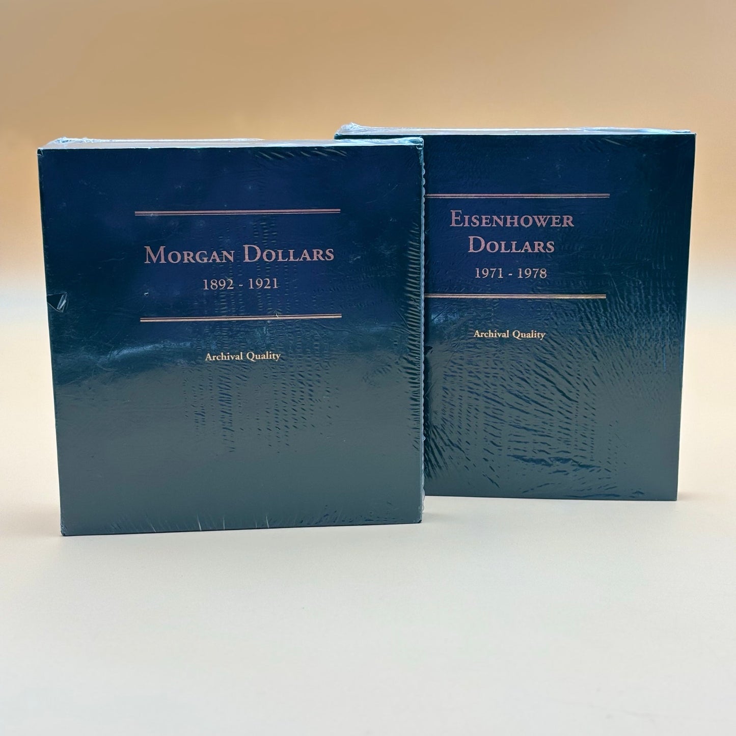 Coin Album Set – Morgan & Eisenhower Dollars Archival Books (2 Total)