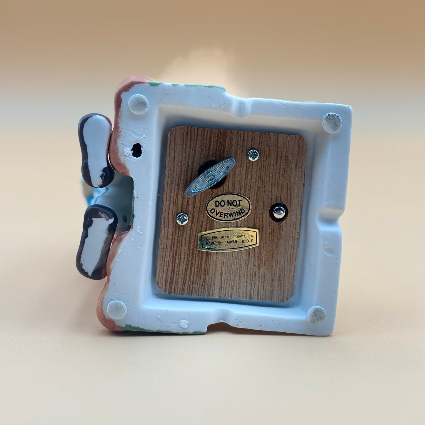 J. Byron Signed 1992 Arhart Clown Baseball Musical Figurine