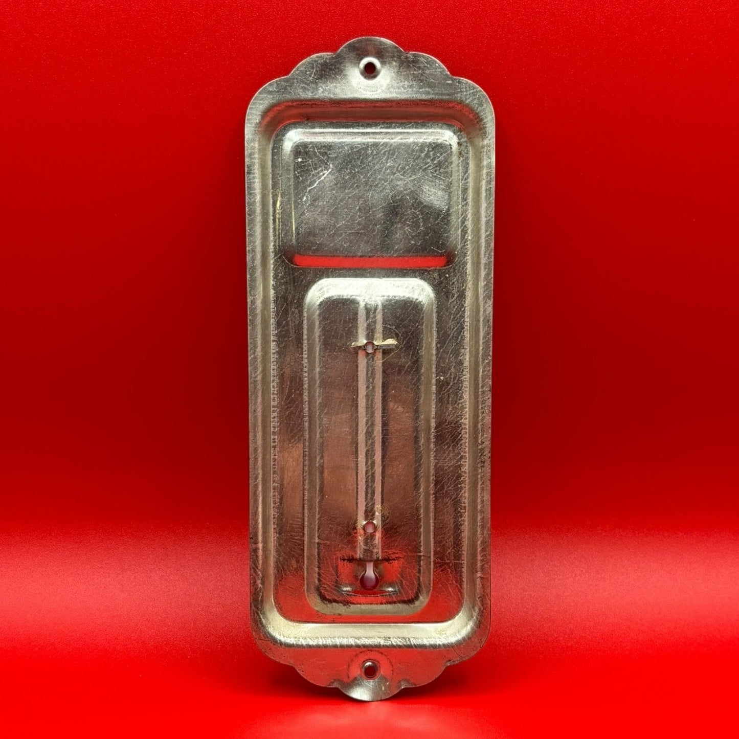 VTG Scottie Dog Metal Thermometer