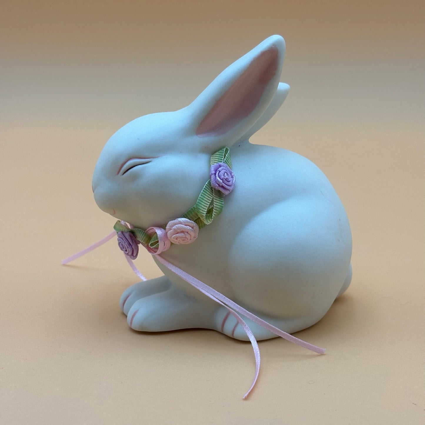 Adorable Vintage Bone China Bunny Figurine with Box