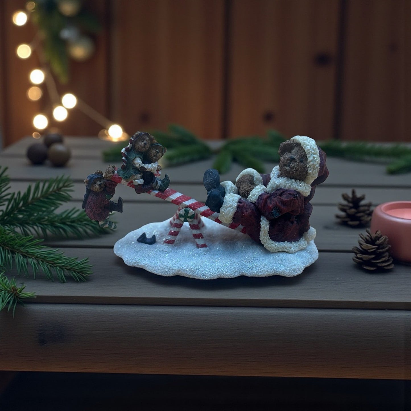 Boyds Bears & Friends “Santa Bear with Jingle, Jangle, and Joe” Figurine (2004