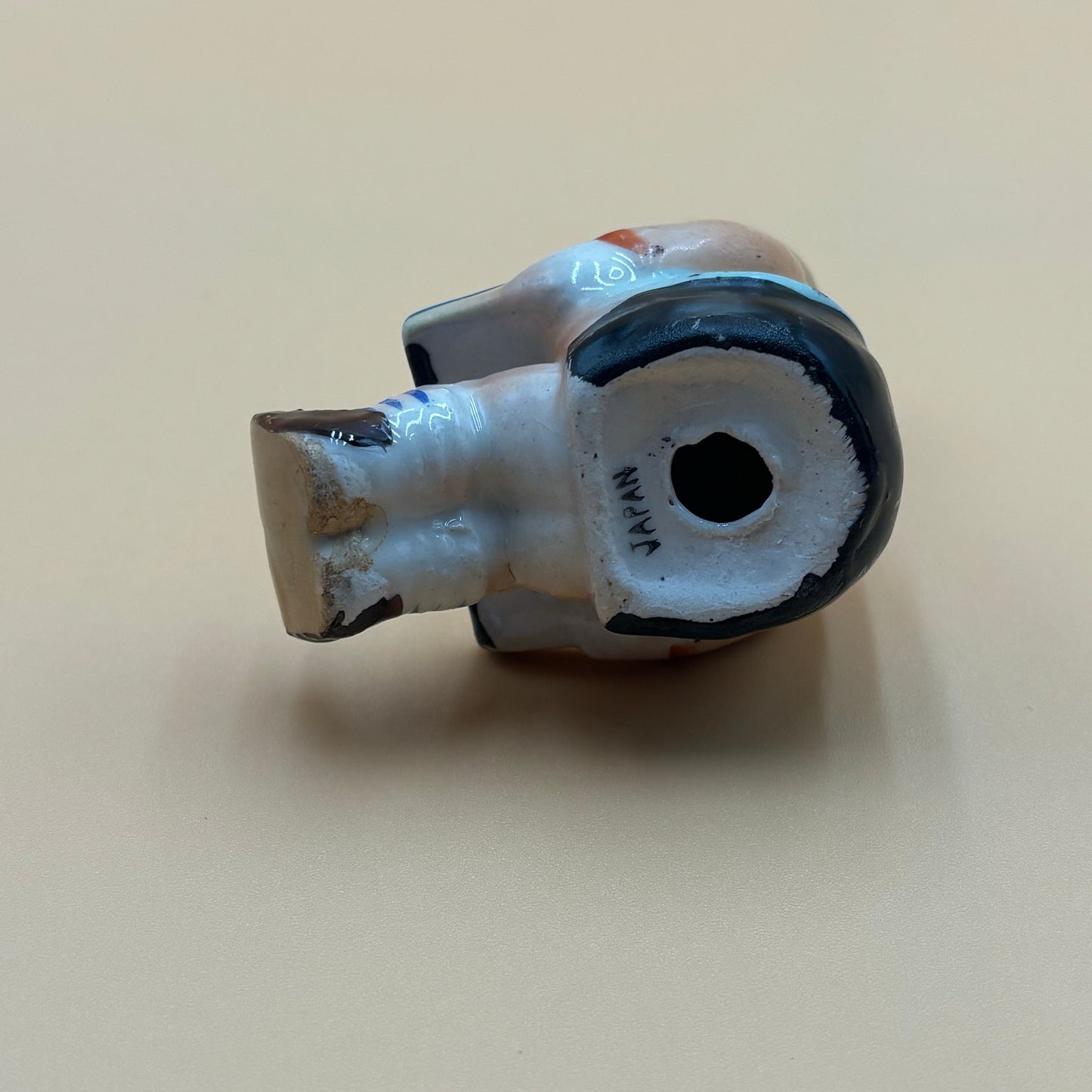 Vintage Boy Reading Book Figurine - Japan Made