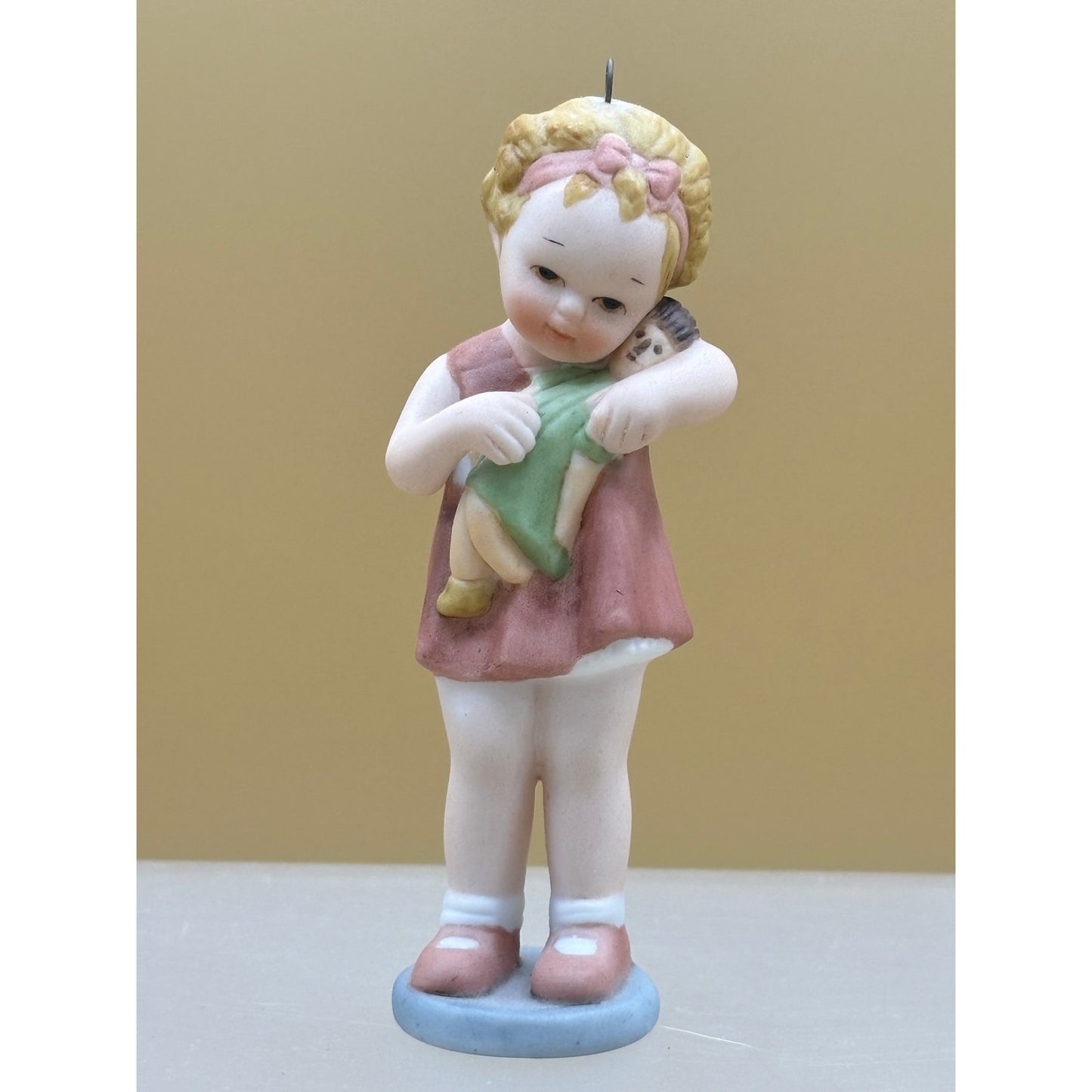 Vintage Porcelain Ornament by Bessie Pease Gutmann - Love is Blind (1985)