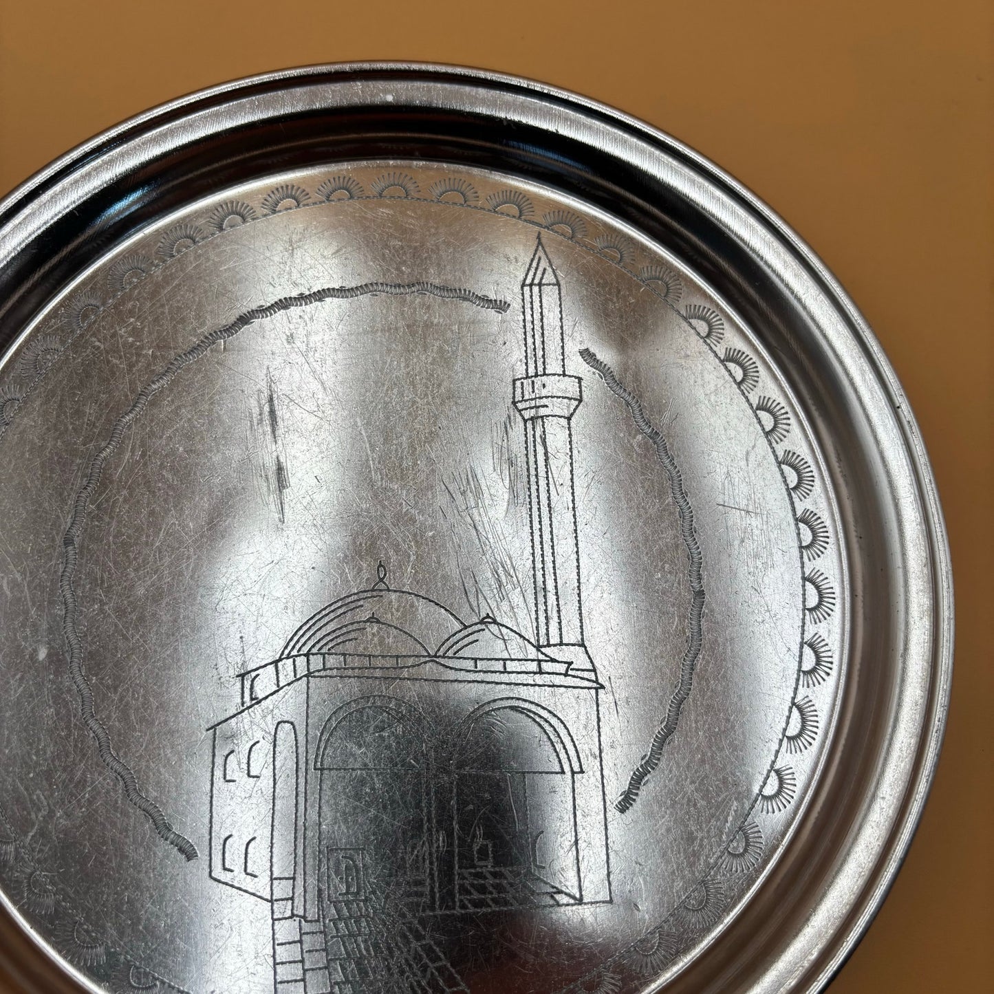 Antique Turkish Coffee Set with Tray, Cups, Pot & Accessories