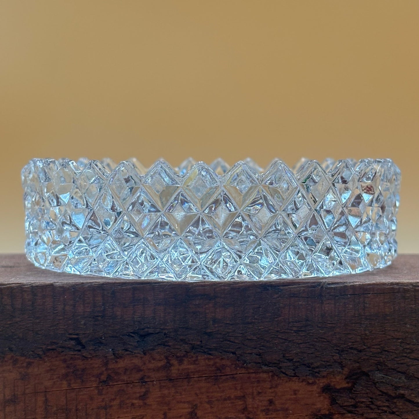 Set of 3 Genuine Lead Crystal Trinket Dishes - Made in Western Germany