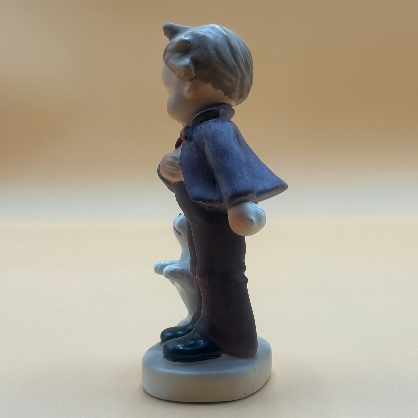 Vintage Occupied Japan Boy with Dog Figurine - Made in Japan