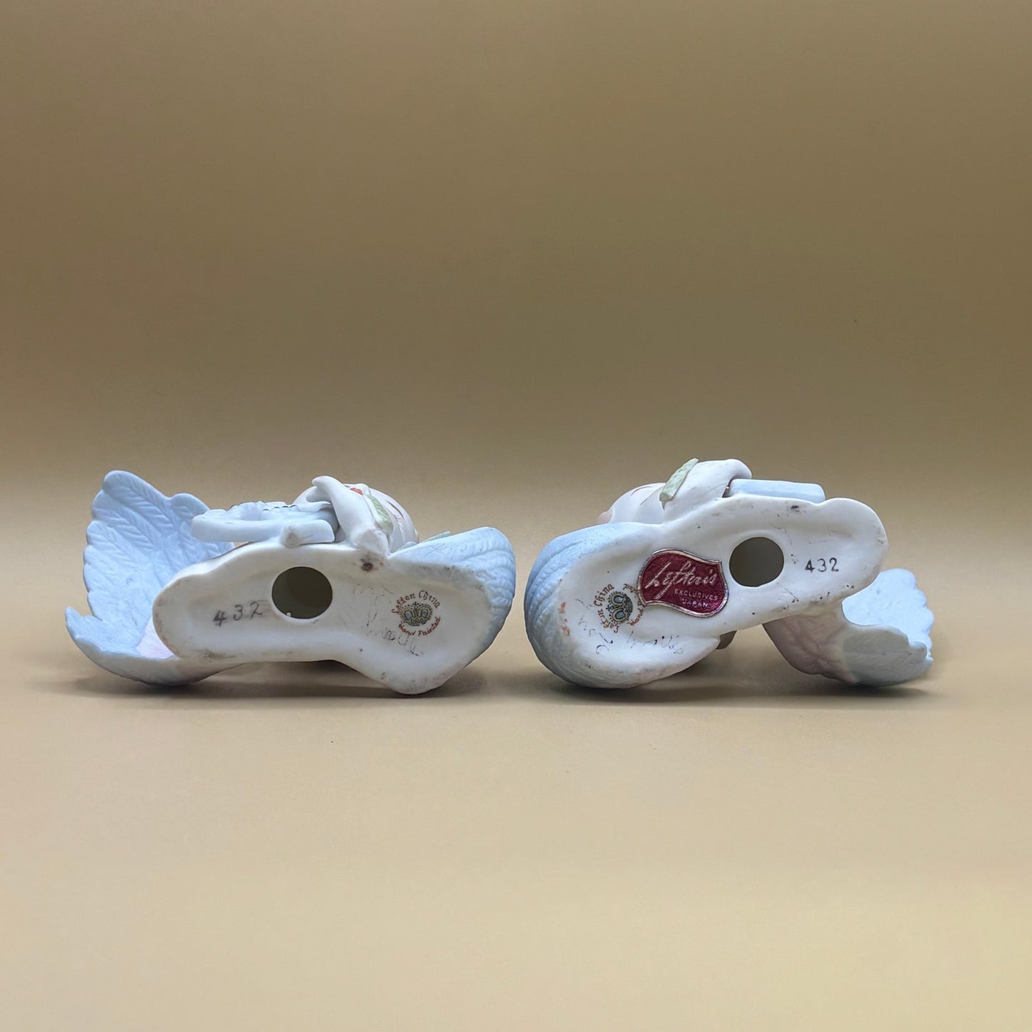 VTG Pair Lamore China Angel Musicians #432