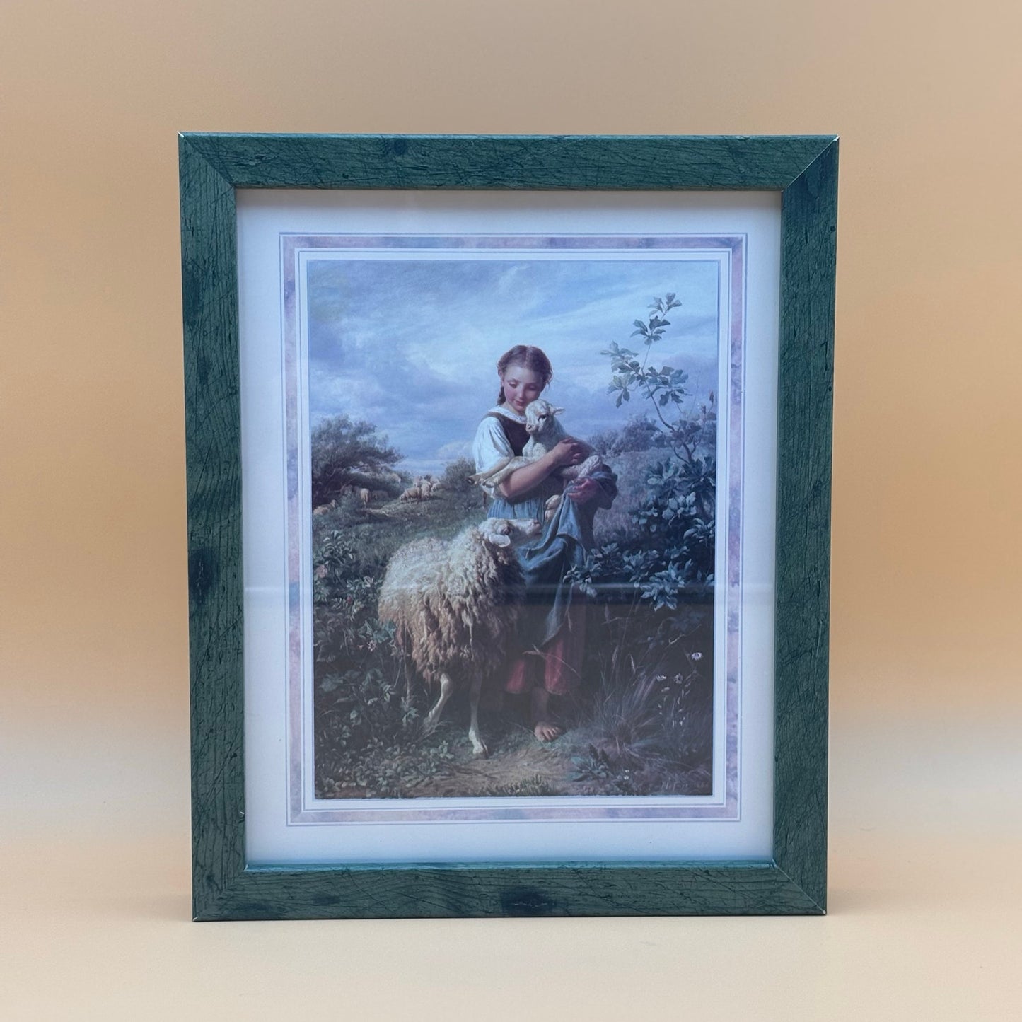 Framed Print – “The Shepherdess” by Johann Baptist Hofner (1994)
