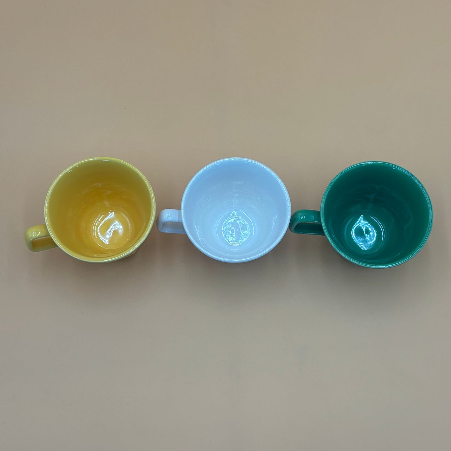 Set of 3 Vintage Homer Laughlin Tea Cups - Replacement Pieces