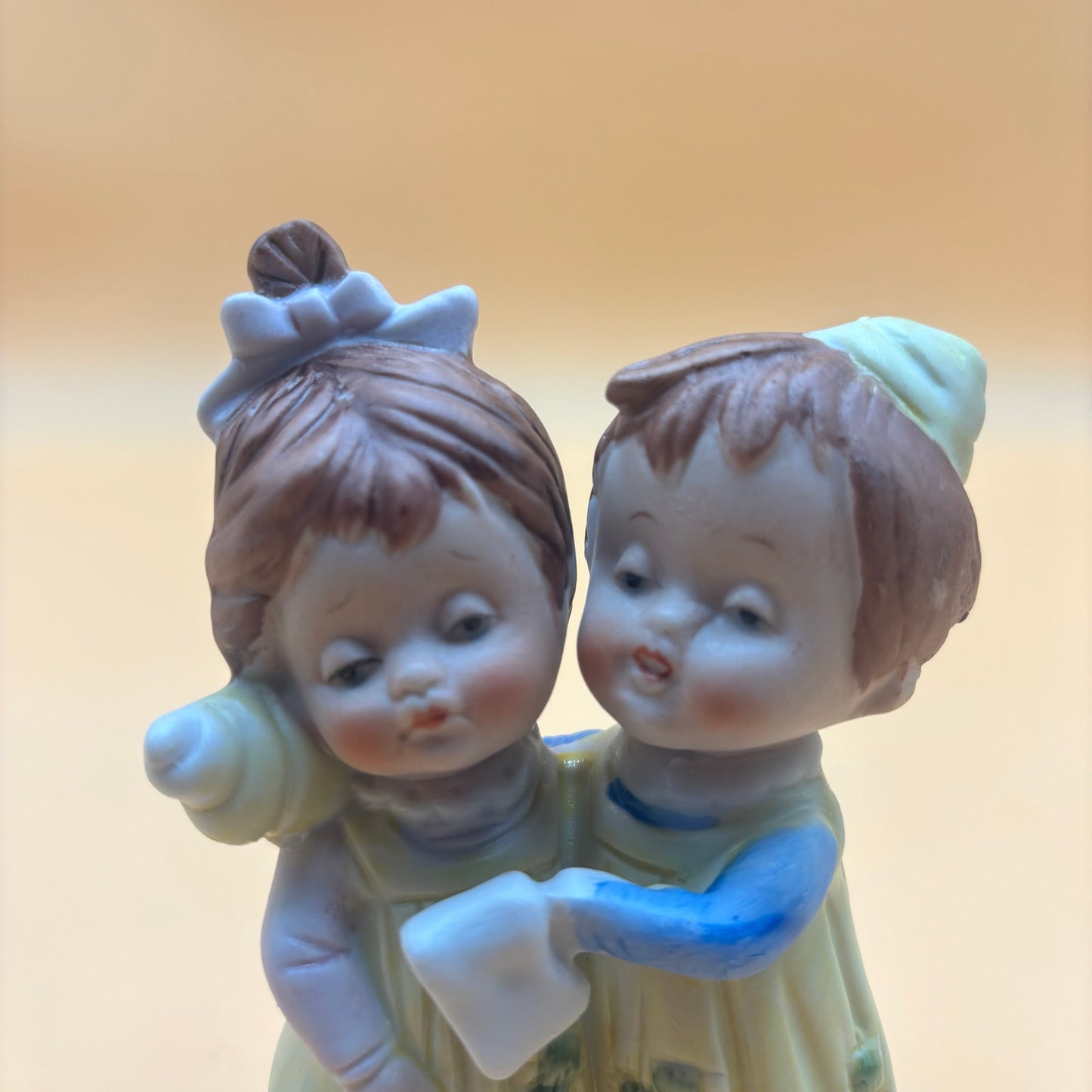 Vintage Crown Royal Hand-Painted Figurine – Boy & Girl Hugging (5”)