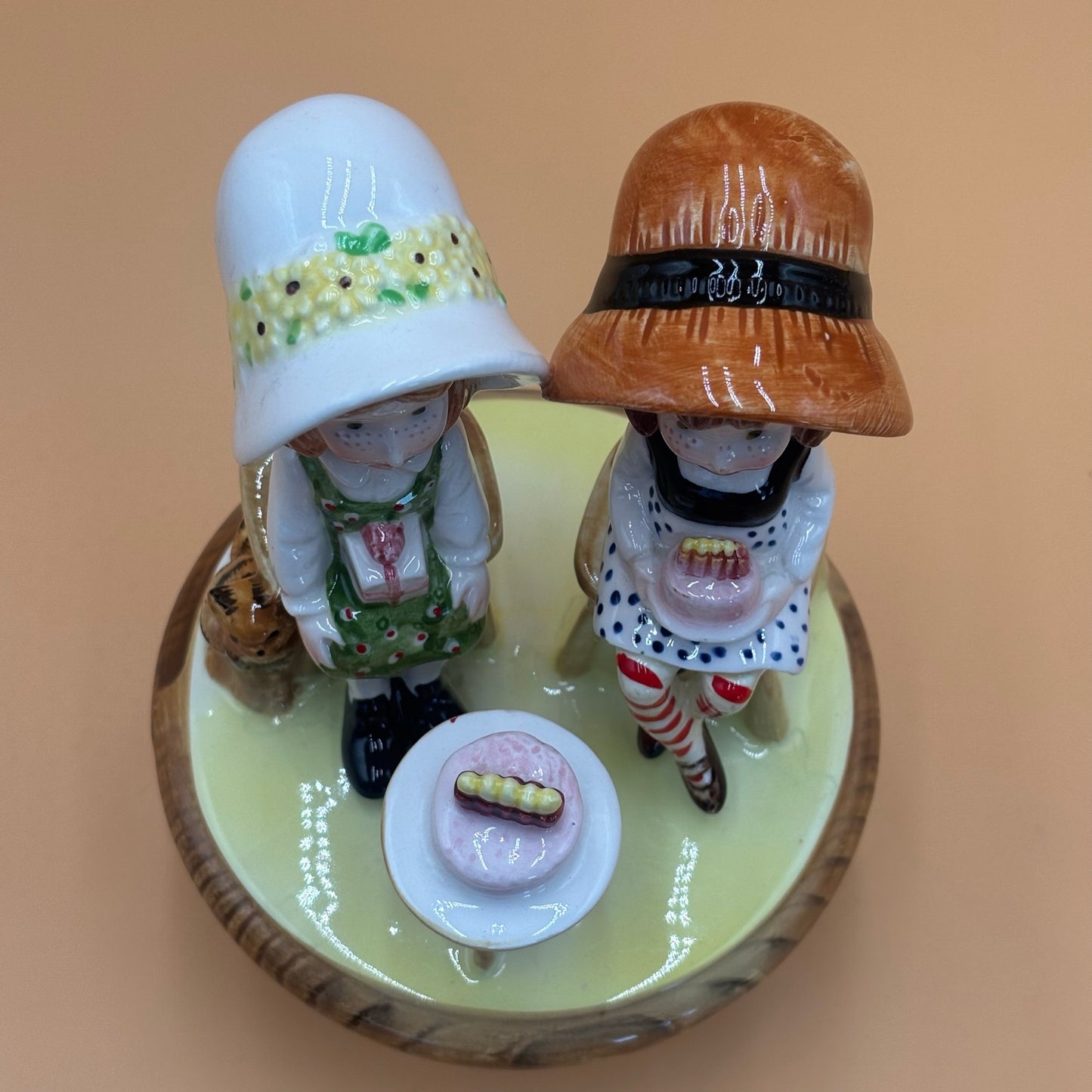 Vintage Holly Hobbie Birthday Music Box "Happy Candle Blowing" Japan