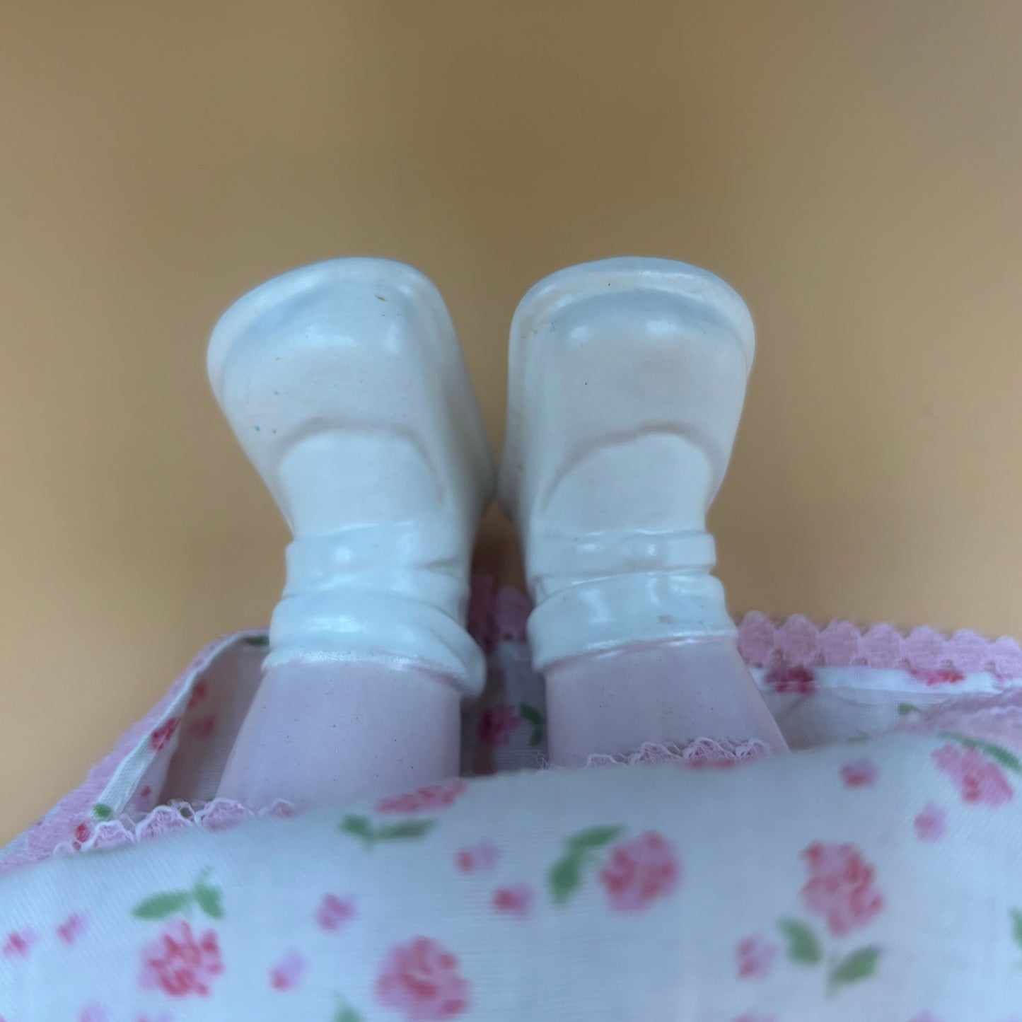 Vintage 1968 All - Porcelain Baby Boy Doll - Project Piece