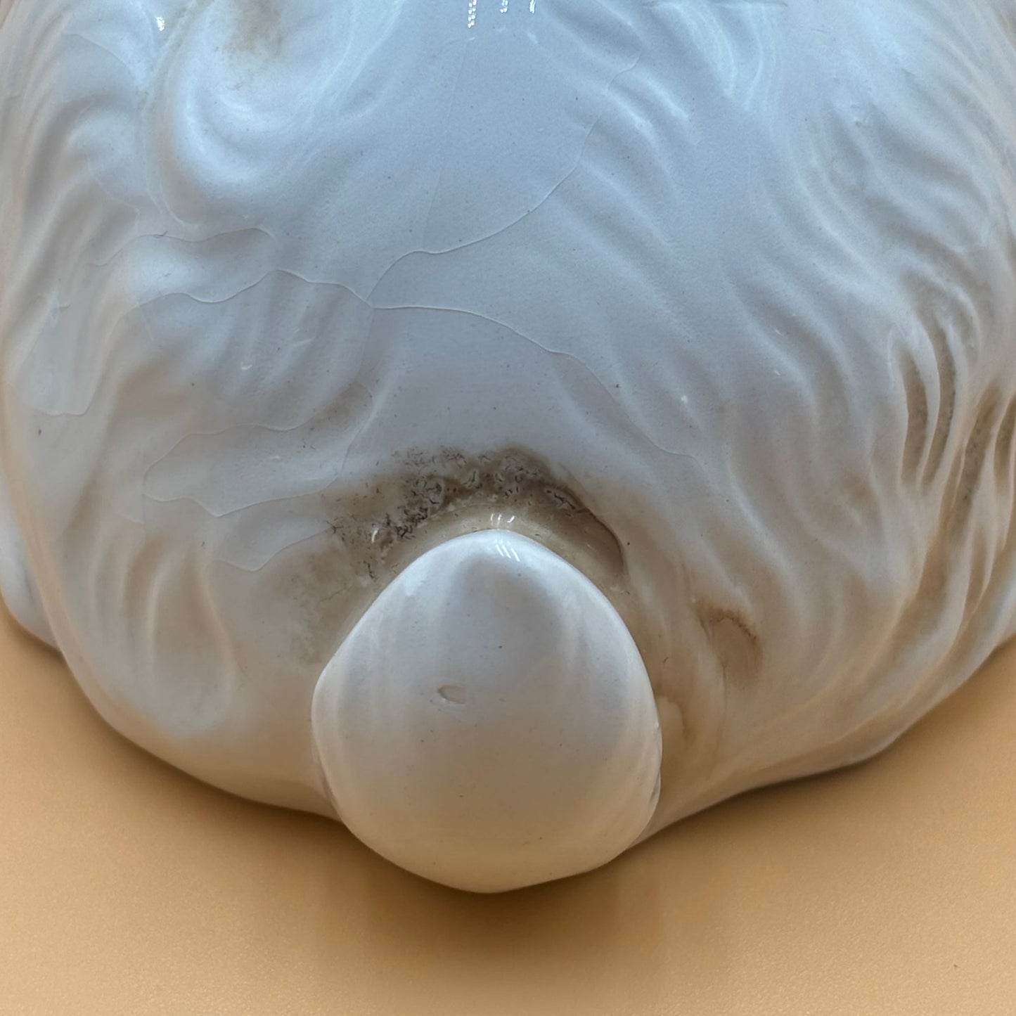 Vintage Enesco Ceramic Easter Bunny Planter/Basket E0559 Large