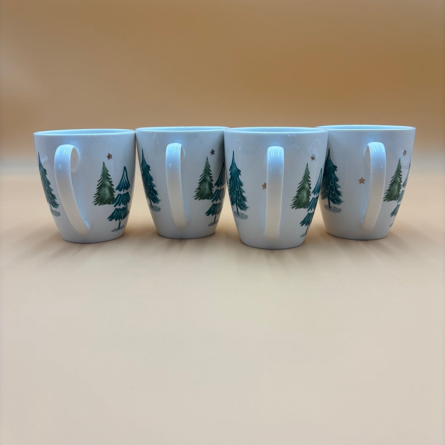 Lenox Balsam Lane Christmas Tree Mugs – Set of 4
