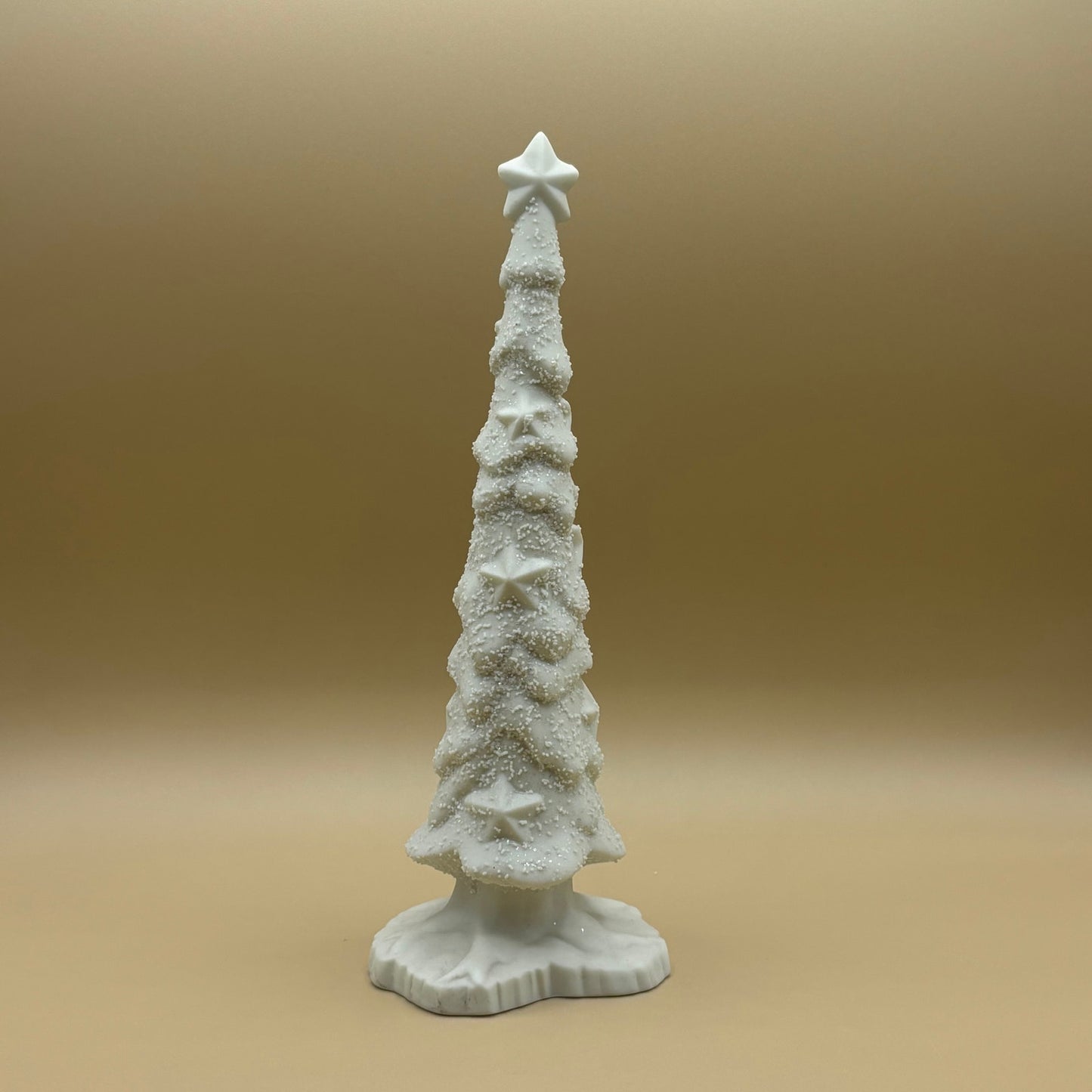 Department 56 White Bisque Christmas Tree Snowbabies Stary Pine Retired