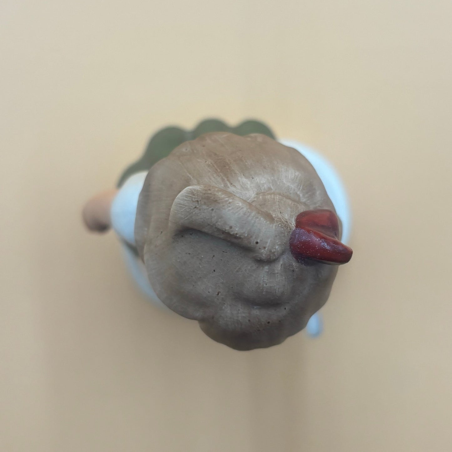 Vintage Girl with White Dog Figurine