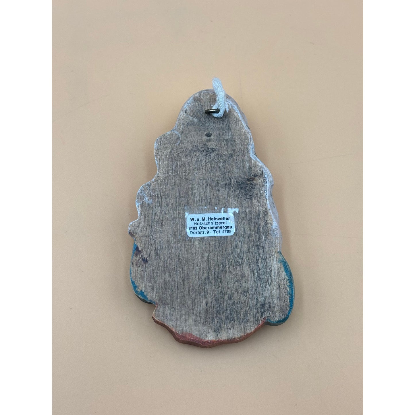 W. u. M. Heinzelier Wood Carved Madonna and Child — Oberammergau Germany