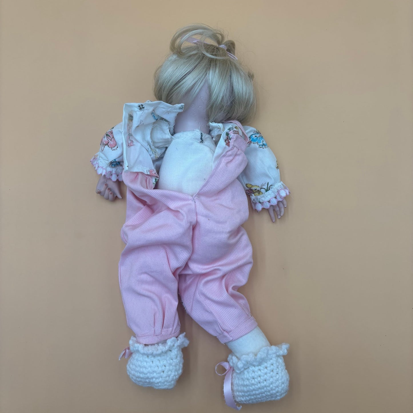 Boots Tyner “Peaches” Porcelain & Beanbag Doll (1987 Reproduction)