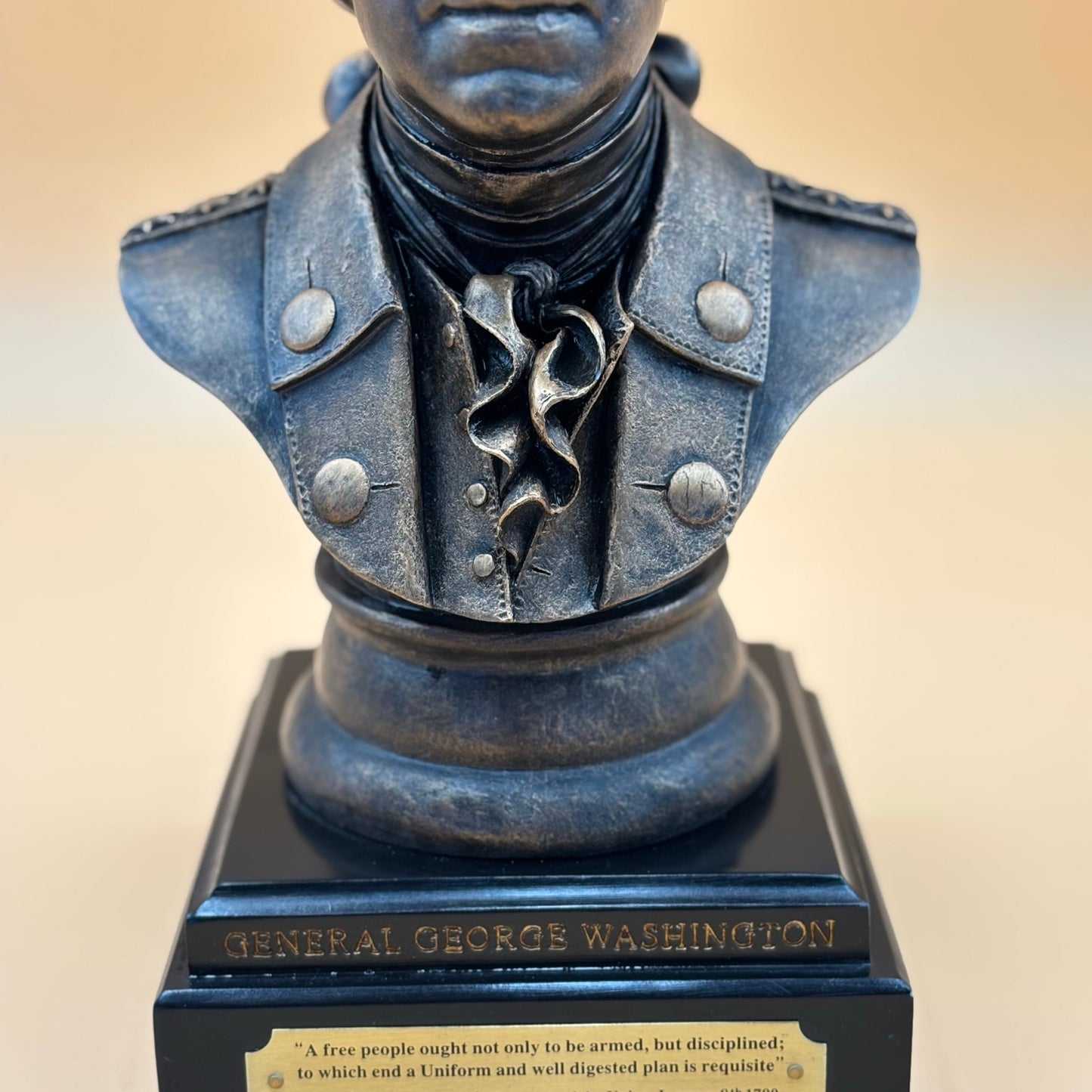 George Washington Limited Edition Bronze Patina Bust Sculpture 2007
