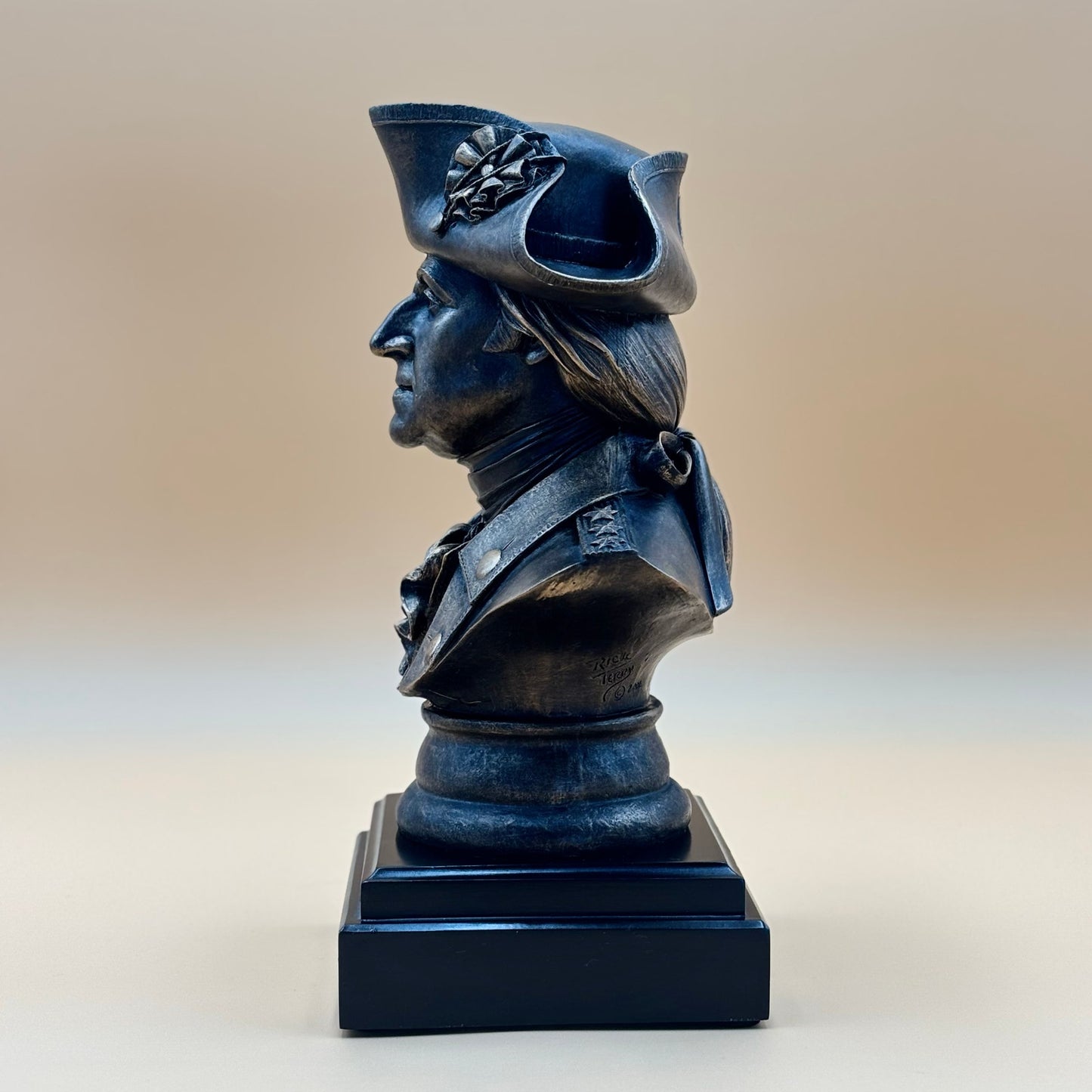 George Washington Limited Edition Bronze Patina Bust Sculpture 2007