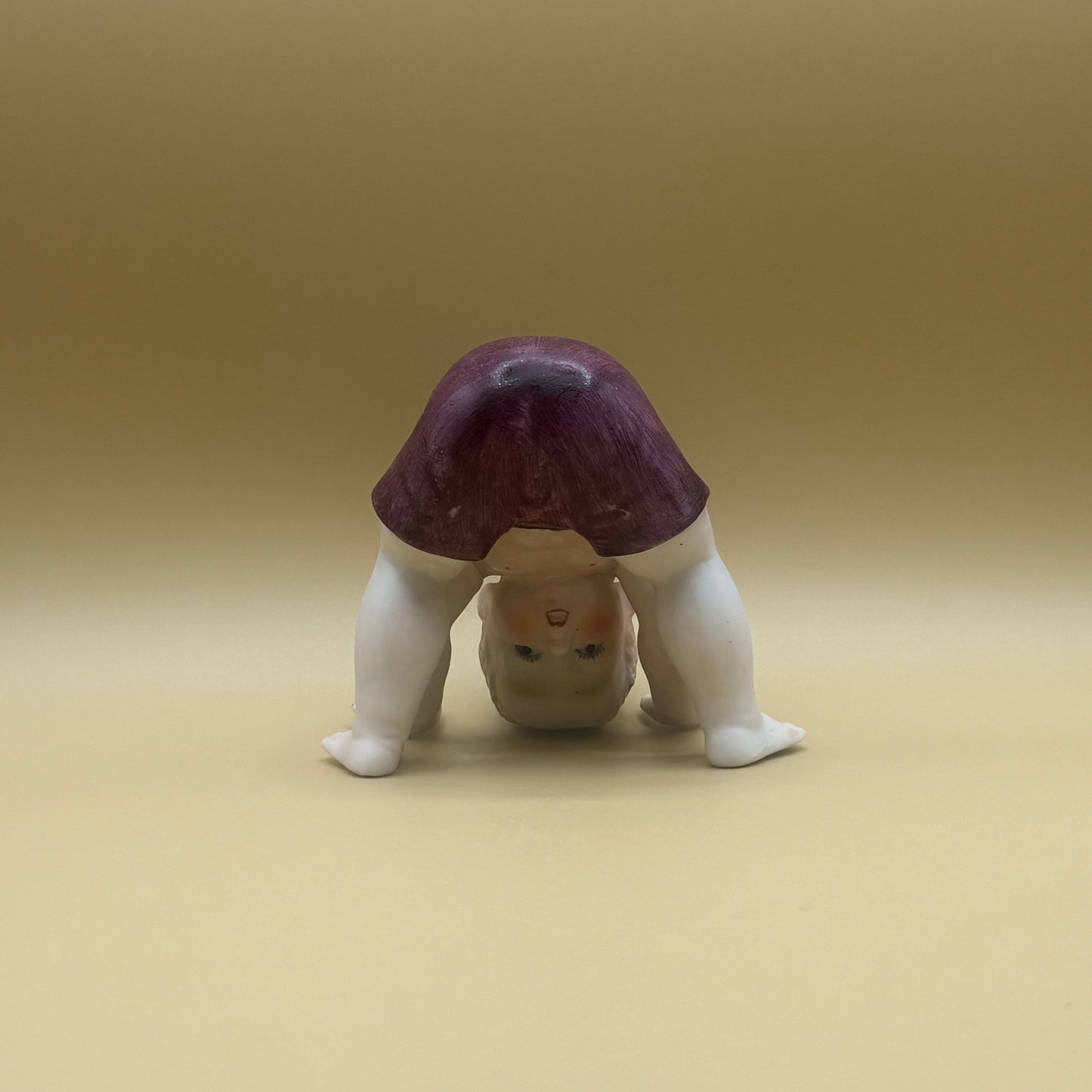 Vintage Lenwile Ardalt Japan Baby Doing Headstand Figurine