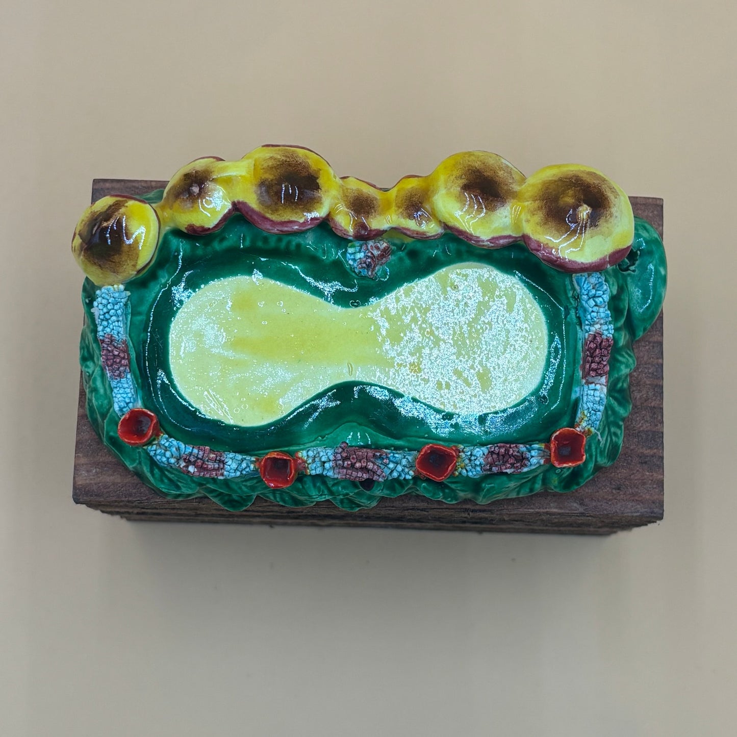 Vintage Hand Painted Royal Japan Miniature Windmill Salt & Pepper Set