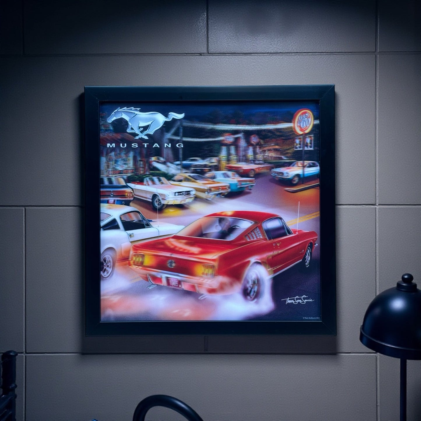 Ford Mustang 3D Lenticular Wall Art by Thomas Sturges (13”)