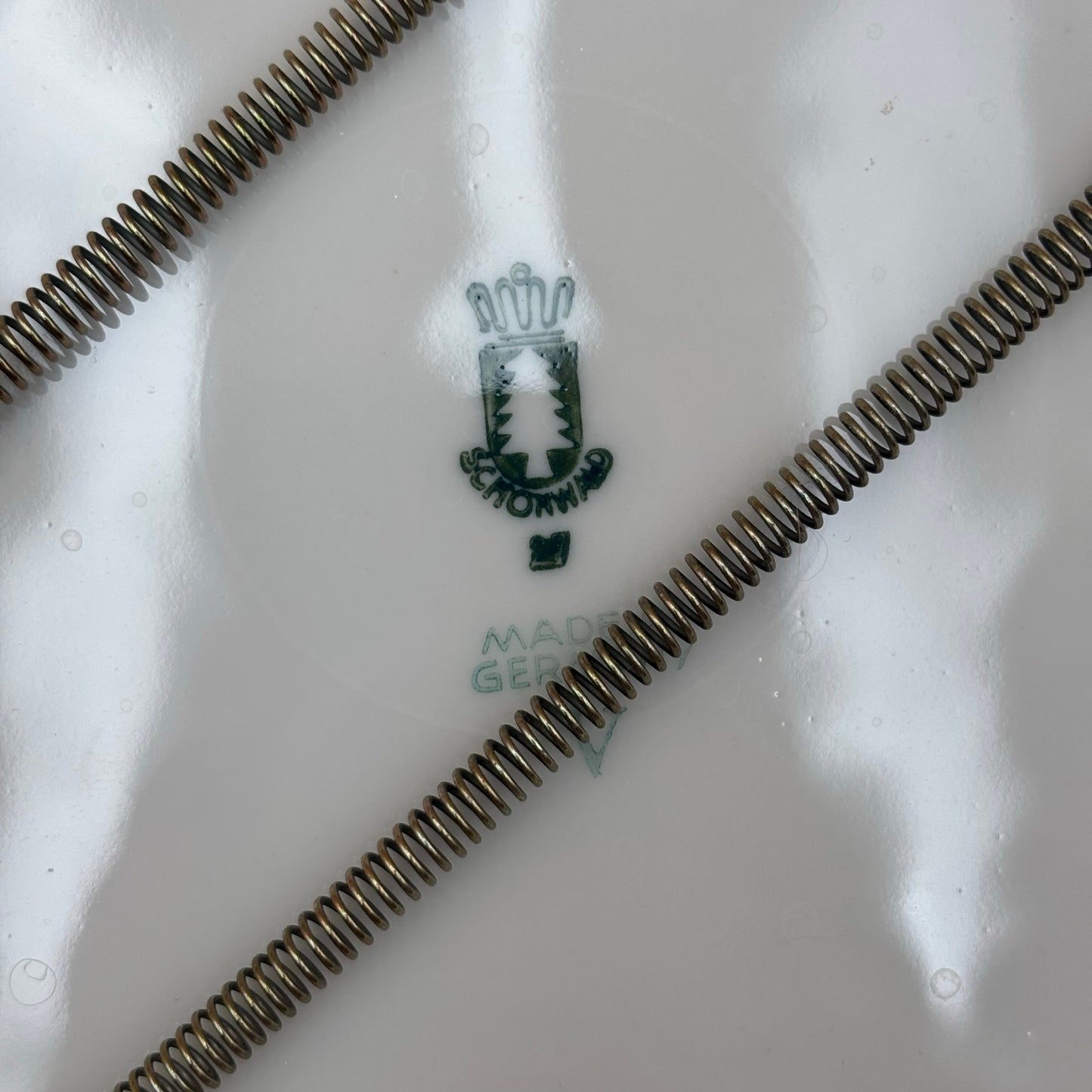 Schönwald Germany Porcelain Plate – Hand-Painted Plum Motif – 10”