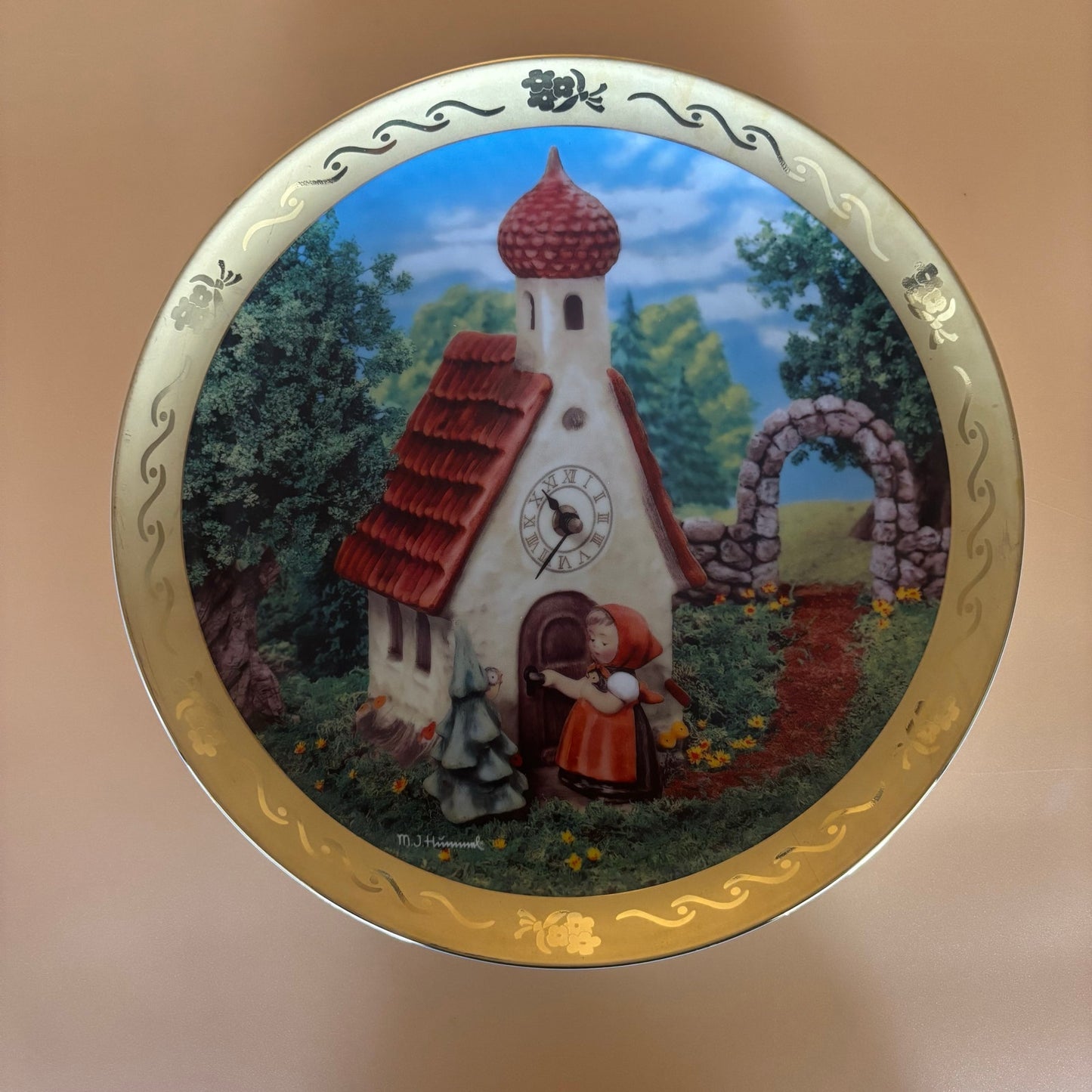 M.J. Hummel Century Plate “Chapel Time” – Danbury Mint