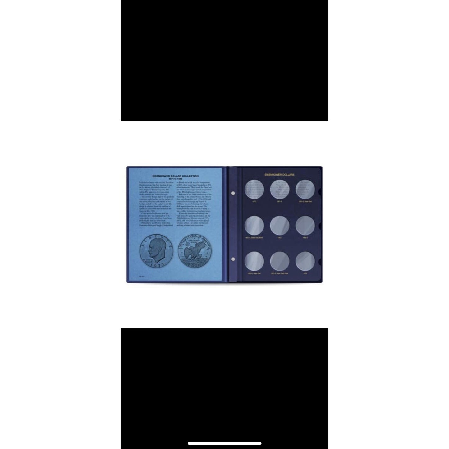 Coin Album Set – Morgan & Eisenhower Dollars Archival Books (2 Total)