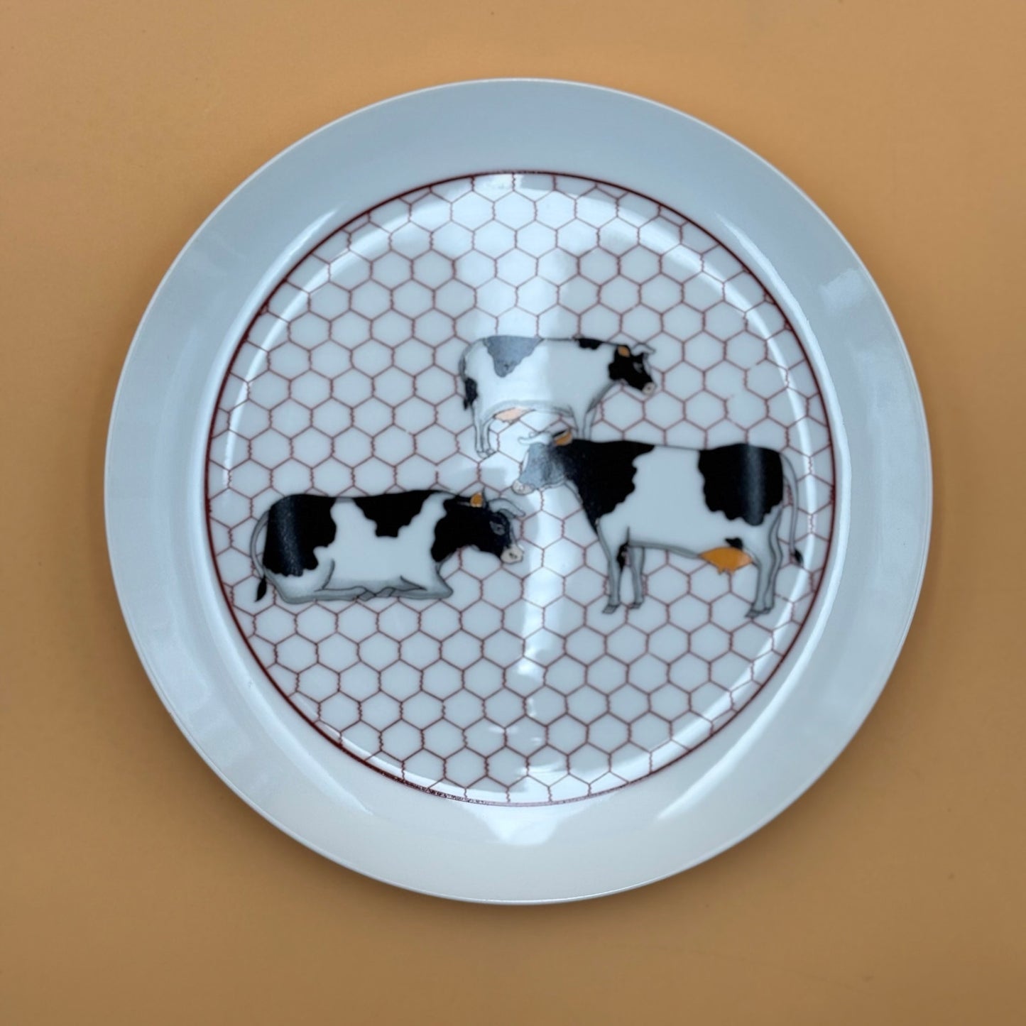 Takahashi San Francisco Cow Dessert Plates – Set of Two