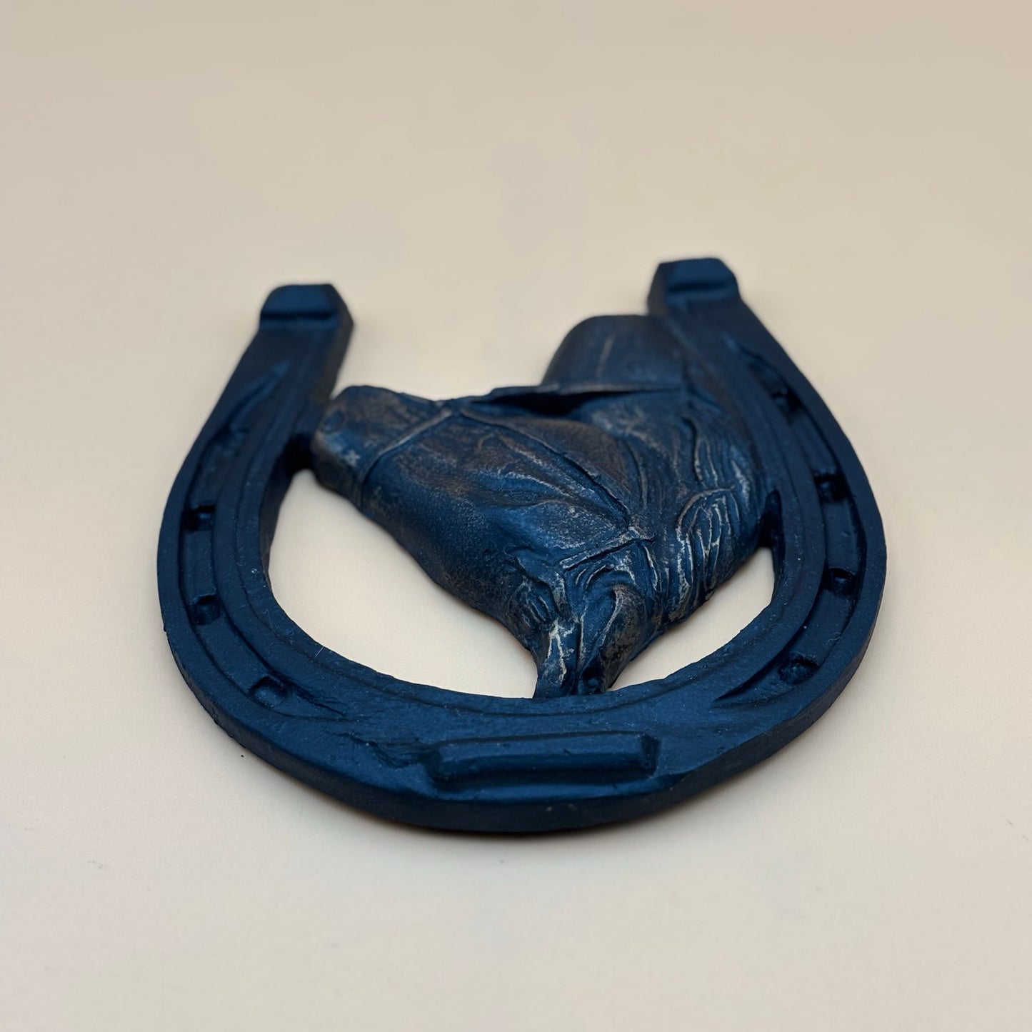 Horse Head Horseshoe Wall Art – Made From Lignite Coal, North Dakota