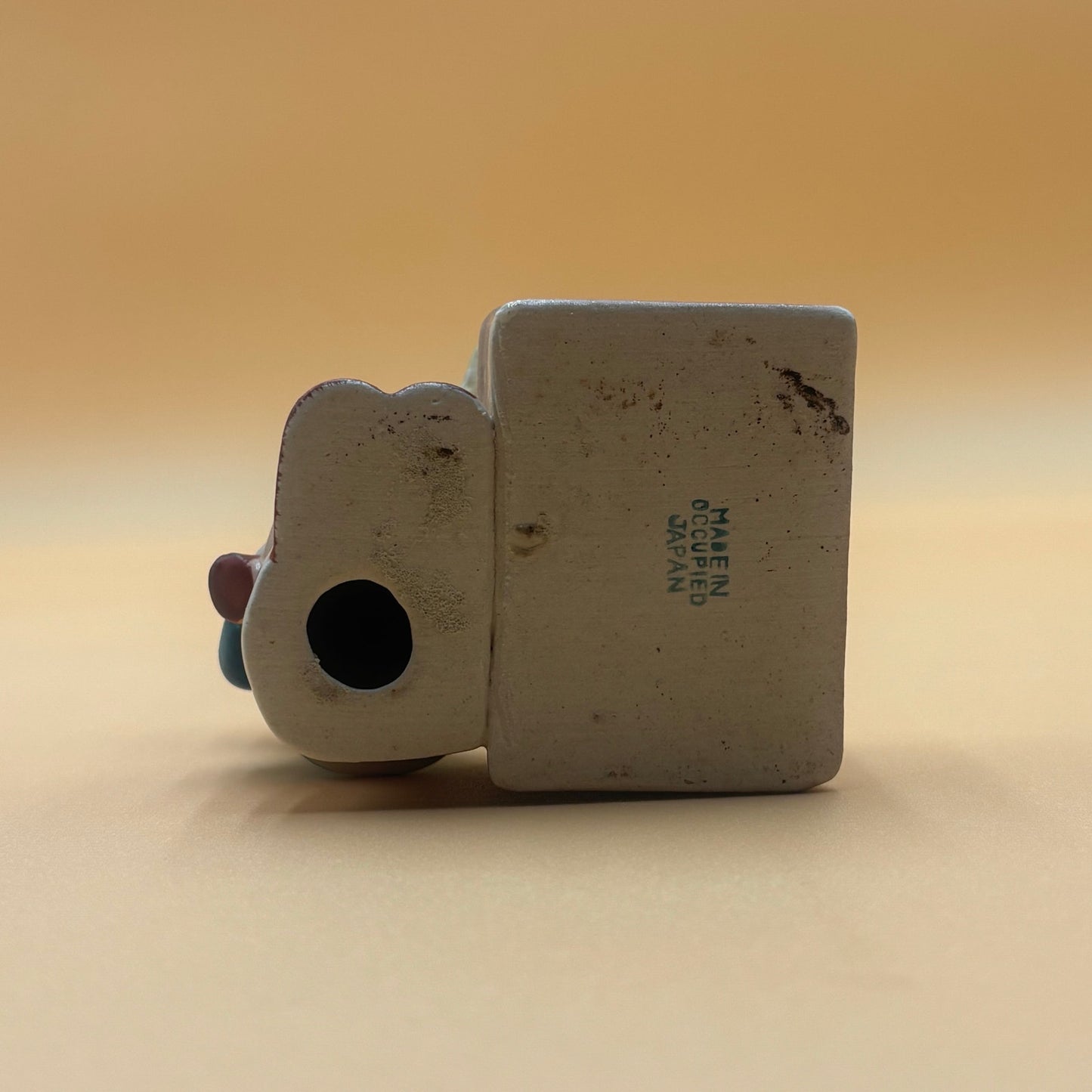 Vintage Occupied Japan Boy with Duck Planter - 1940s/50s