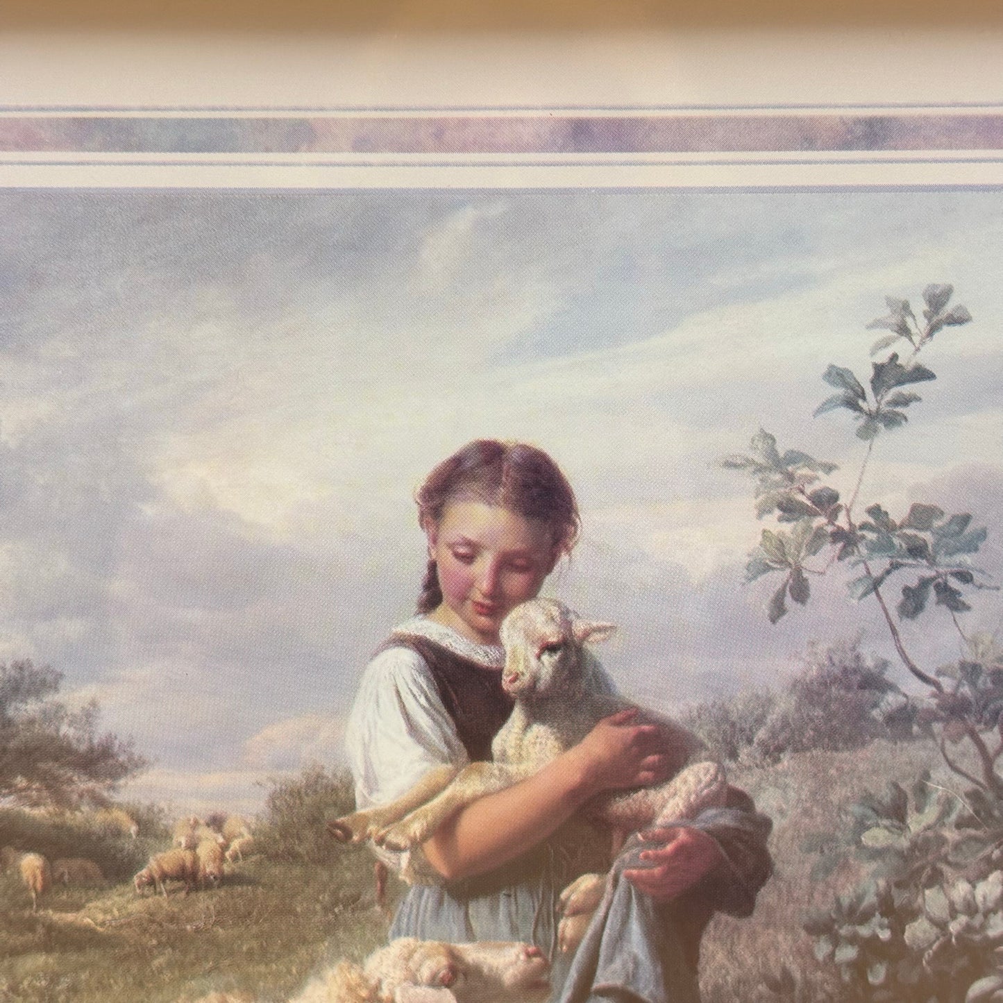 Framed Print – “The Shepherdess” by Johann Baptist Hofner (1994)