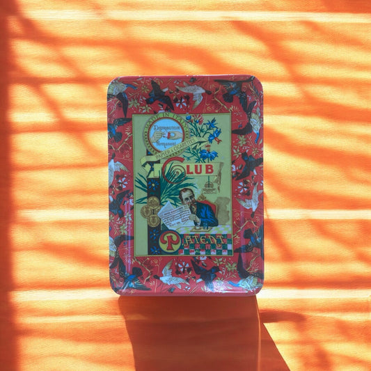 Vintage 1970's Club Modiano “Patent ECHU” Tray – 4” x 6” Made in Italy, Cigarette Paper Design