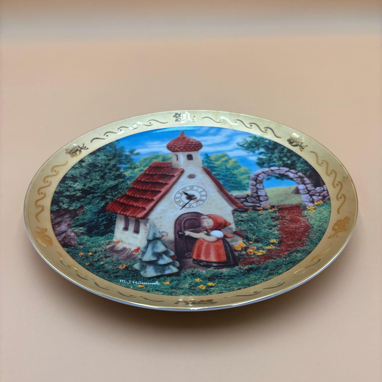 M.J. Hummel Century Plate “Chapel Time” – Danbury Mint