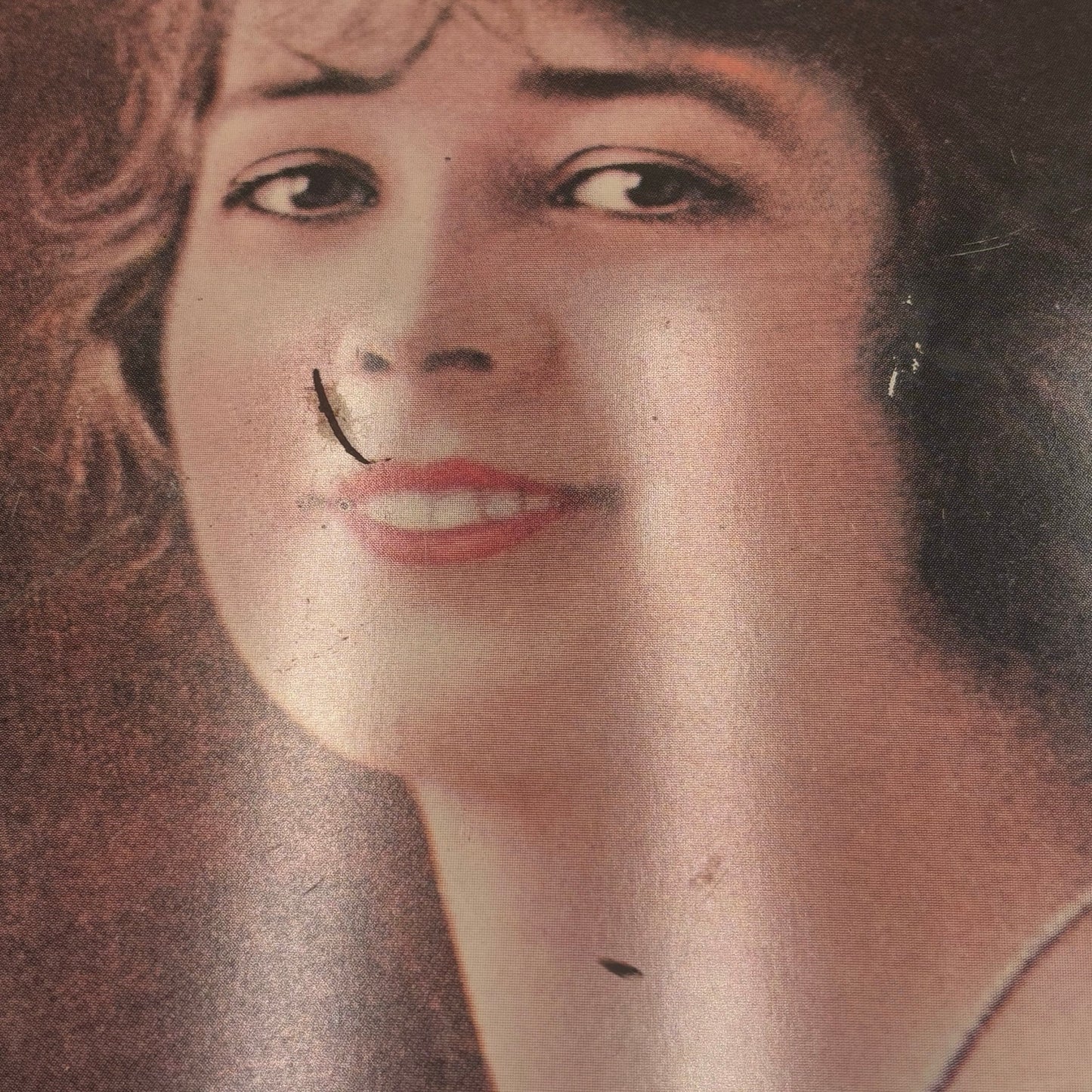 Vintage Coca-Cola Tray – Woman Holding Glass – 15” Oval Metal