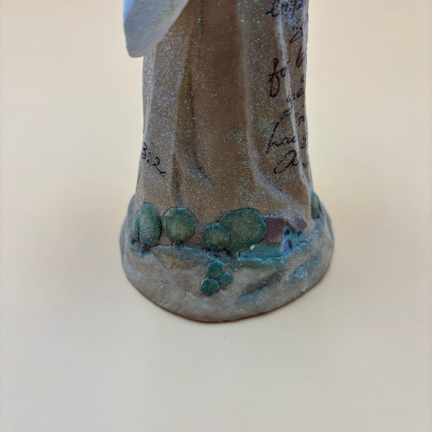 2002 Enesco Foundations Angel Figurine – Hebrews 13:2 by Karen Hahn